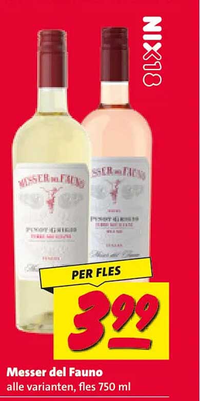Messer del Fauno alle varianten, fles 750 ml 2X18