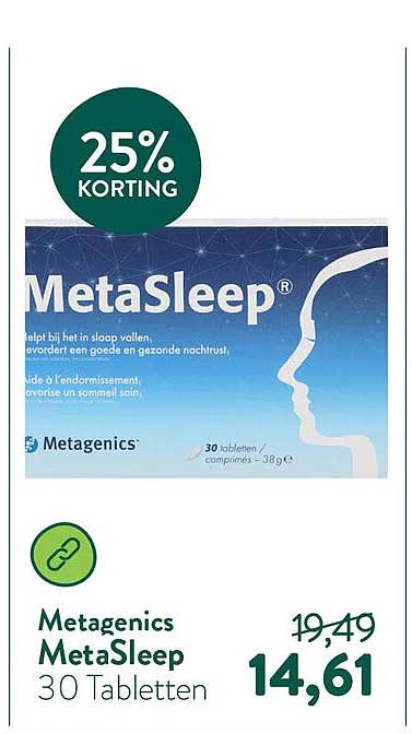 Metagenics MetaSleep 30 Tabletten 25% korting