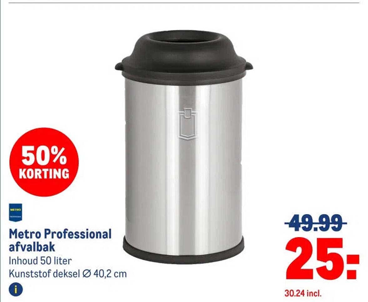 Metro Professional afvalbak