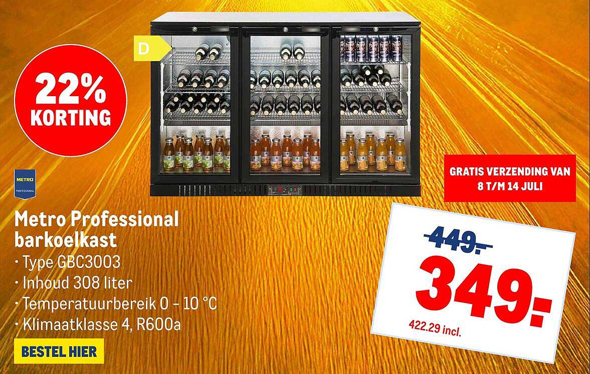 Metro Professional barkoelkast