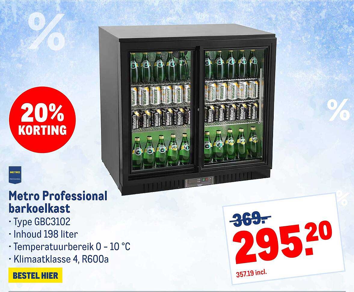 Metro Professional barkoelkast