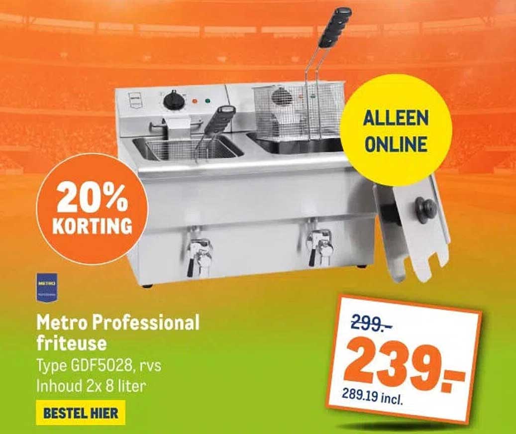 Metro Professional friteuse