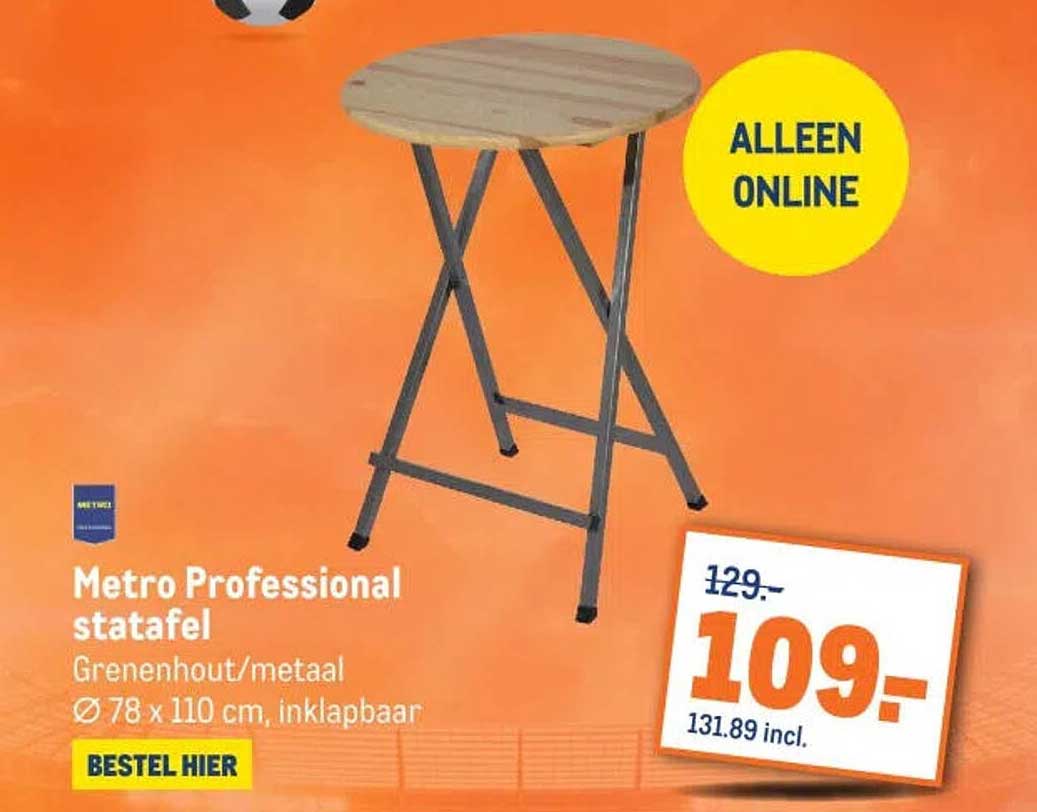 Metro Professional statafel