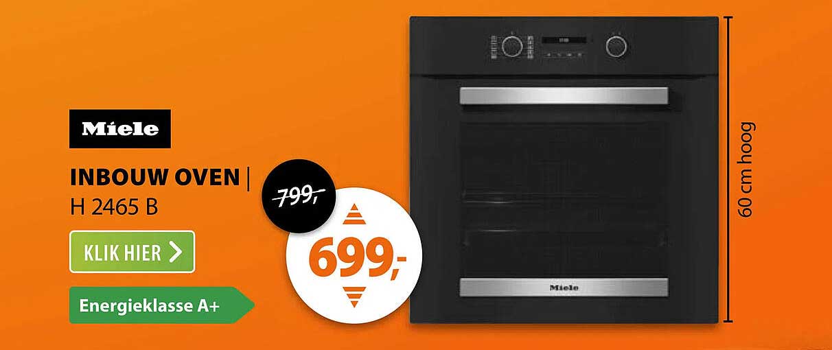 Miele Inbouw oven H 2465 B