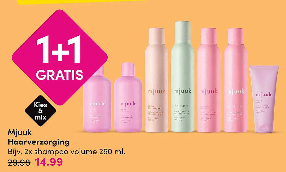 Mjuuk Haarverzorging 1+1 GRATIS