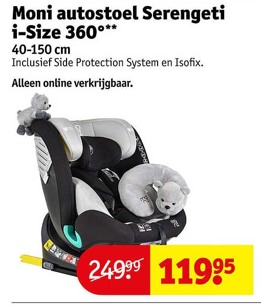 Moni autostoel Serengeti i-Size 360°**