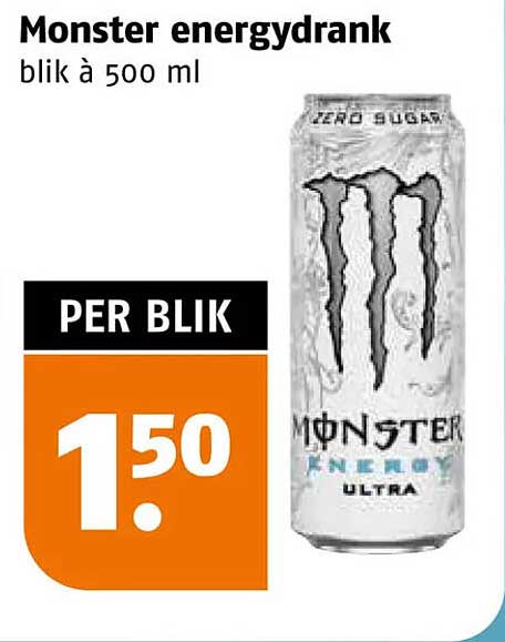 Monster energydrank blik à 500 ml PER BLIK