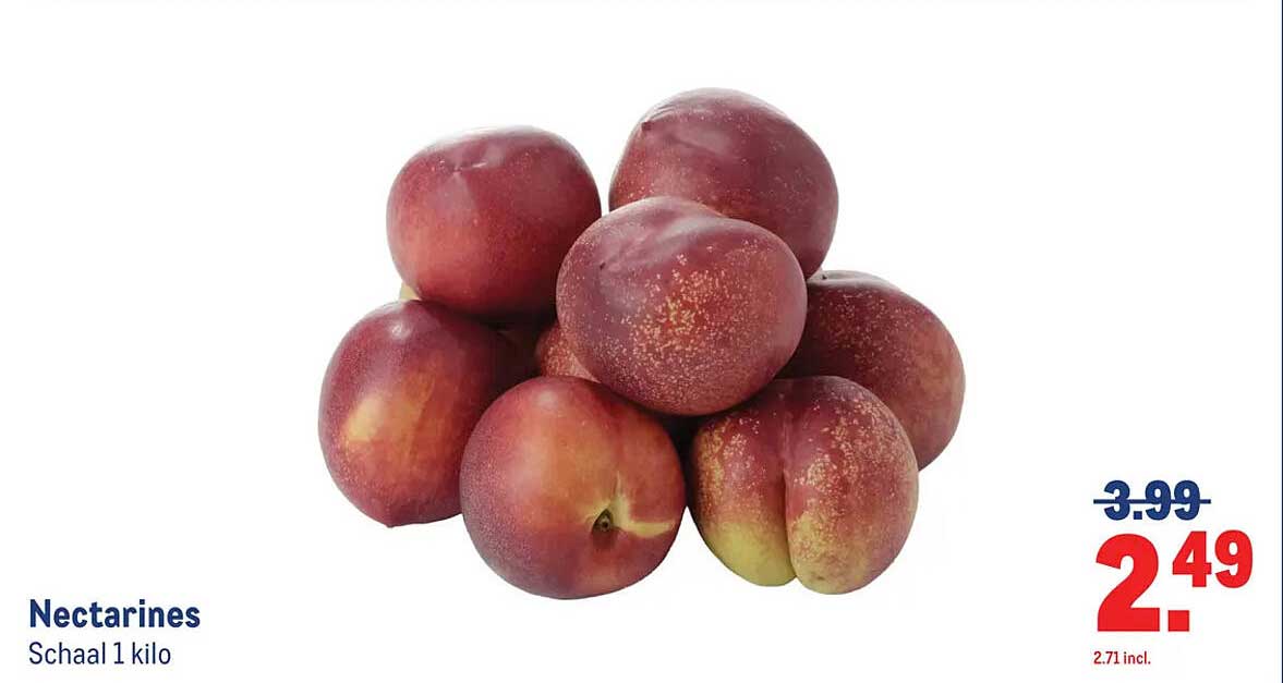 Nectarines Schaall 1 kilo