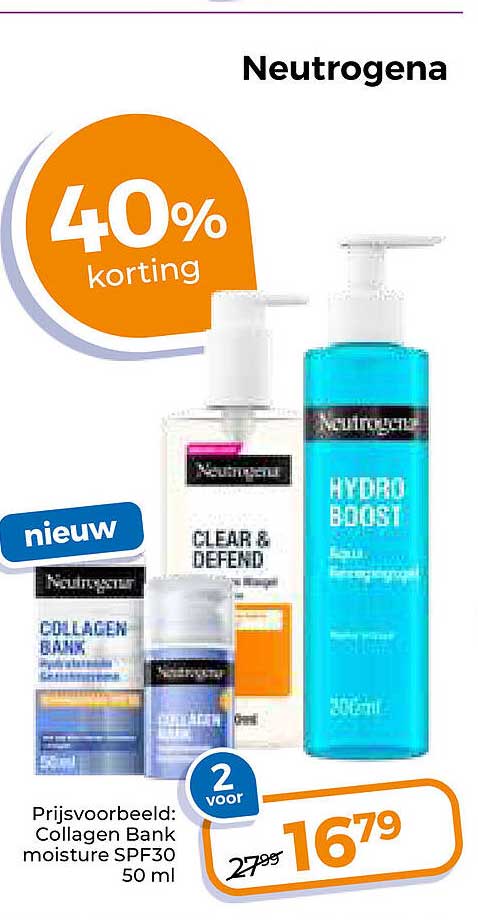 Neutrogena 40% korting