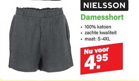 NIELSSON Damesshort
