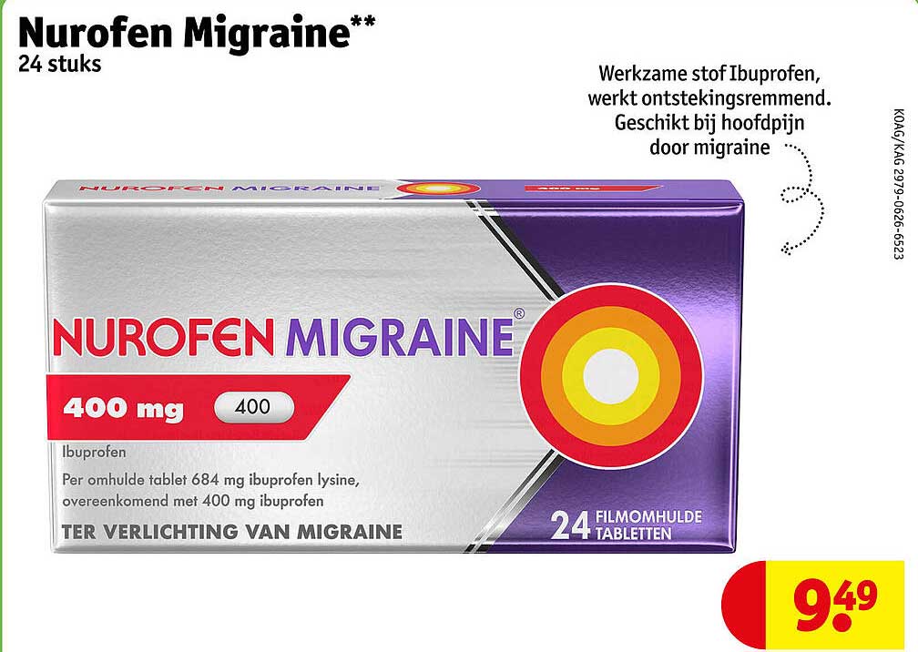 Nurofen Migraine 24 stuks