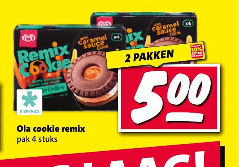 Ola cookie remix pak 4 stuks 2 pakken