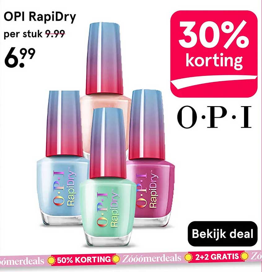 OPI RapiDry 30% korting