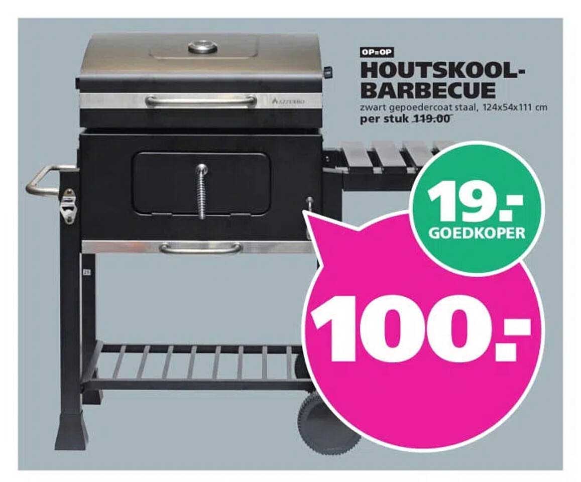 OP=OP HOUTSKOOL-BARBECUE