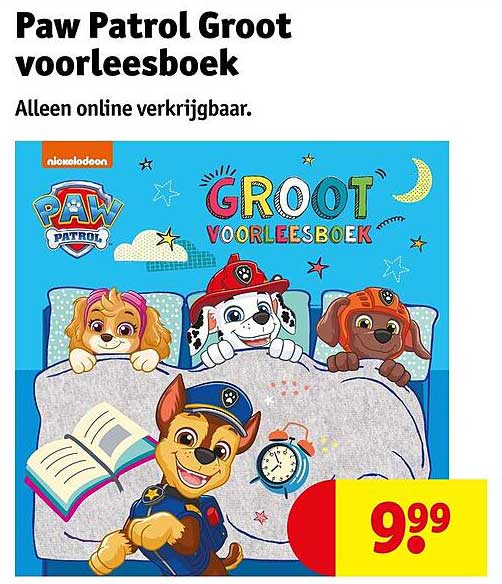Paw Patrol Groot voorleesboek