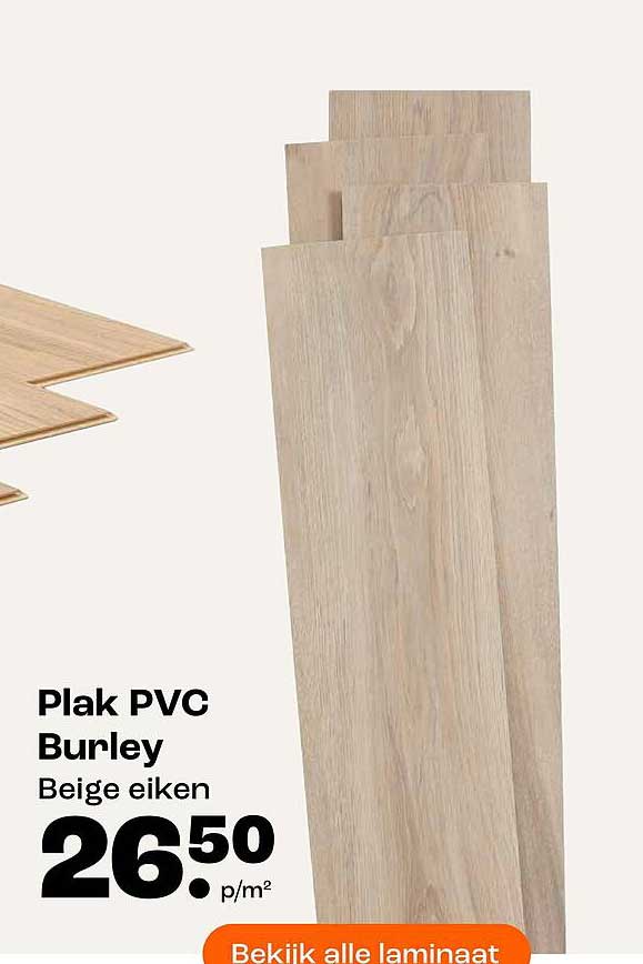 Plak PVC Burley Beige eiken