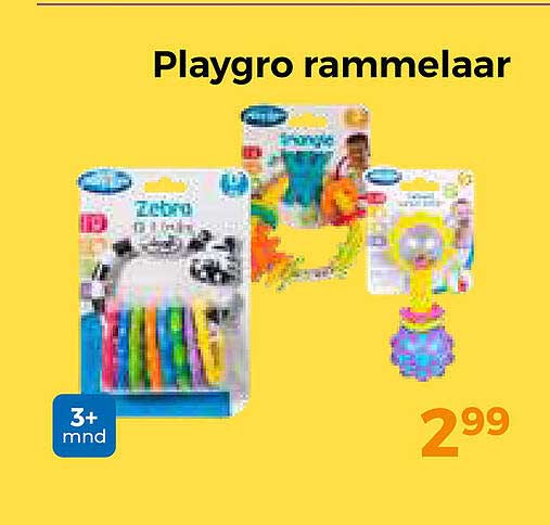 Playgro rammelaar