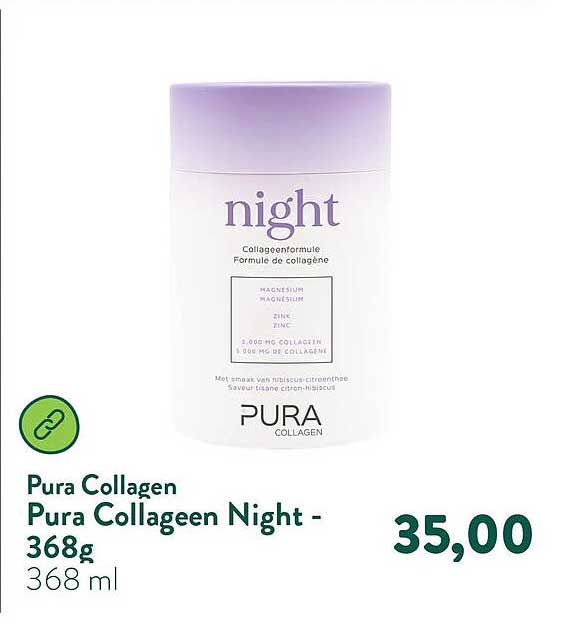 Pura Collagen Pura Collageen Night - 368g