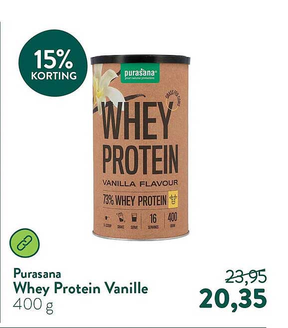 Purasana Whey Protein Vanille 400 g