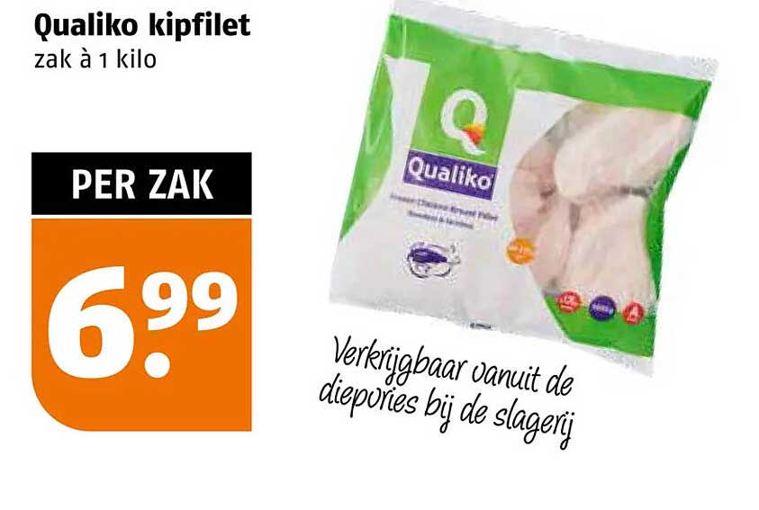 Qualiko kipfilet zak à 1 kilo