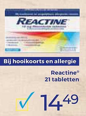 Reactine® 21 tabletten