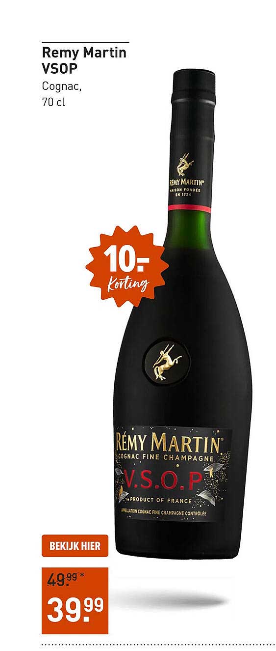 Remy Martin VSOP Cognac, 70 cl