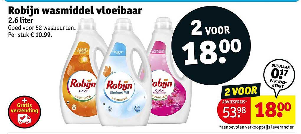 Robijn wasmiddel vloeibaar