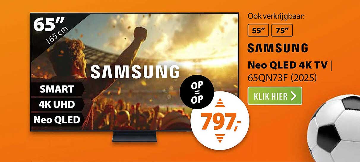 SAMSUNG Neo QLED 4K TV | 65QN73F (2025)