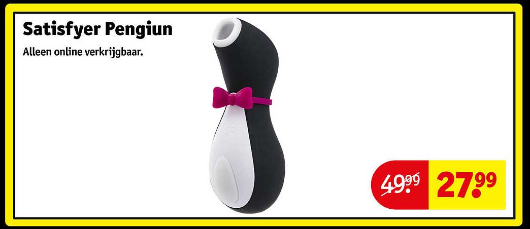 Satisfyer Penguin Alleen online verkrijgbaar.