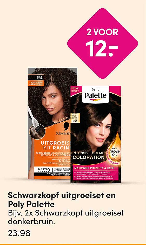 Schwarzkopf uitgroeiset en Poly Palette