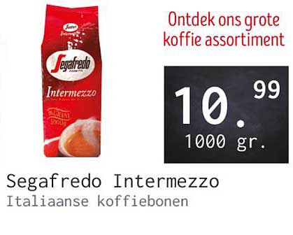 Segafredo Intermezzo Italiaanse koffiebonen