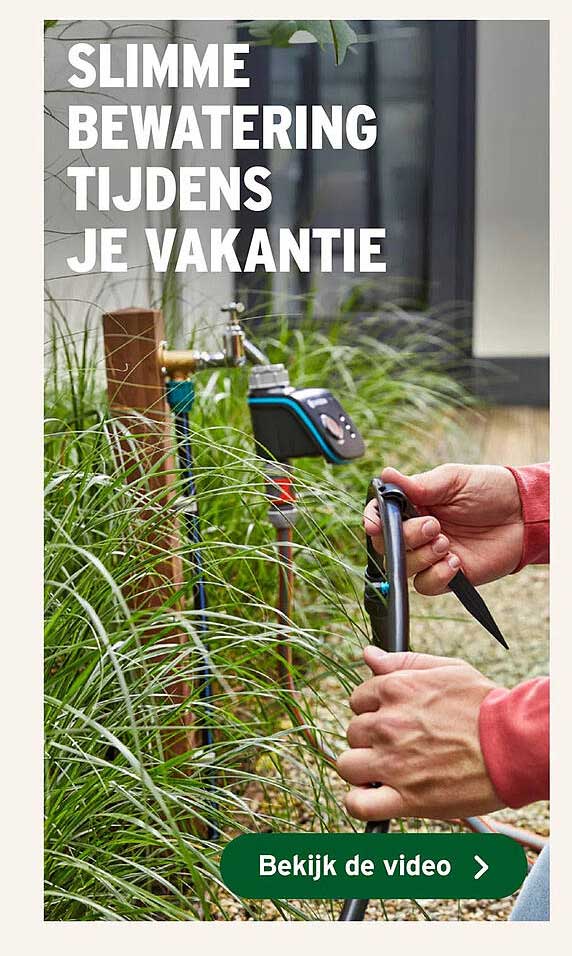 SLIMME BEWATERING TIJDENS JE VAKANTIE