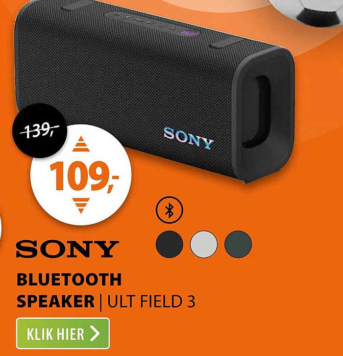 SONY BLUETOOTH SPEAKER | ULT FIELD 3