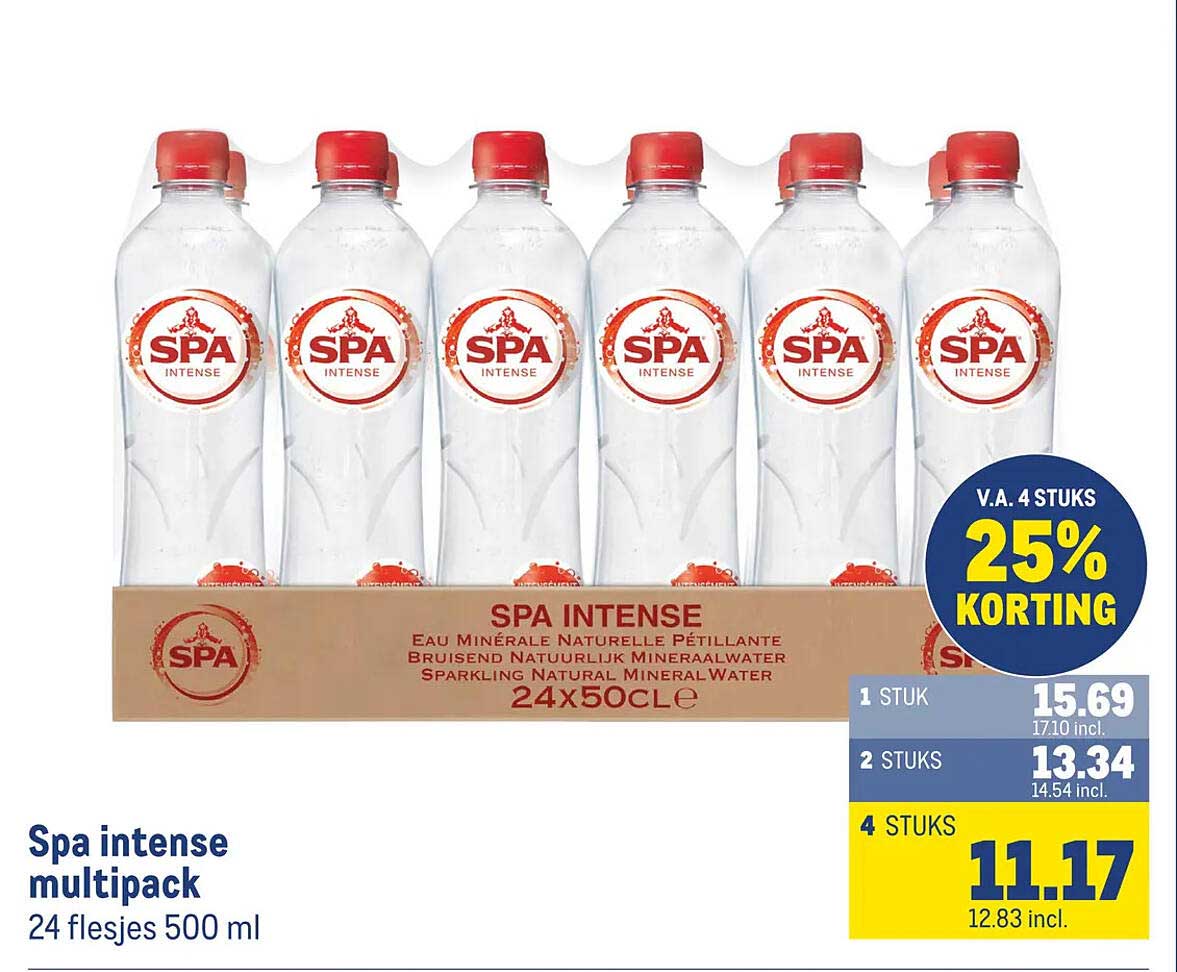 Spa intense multipack 24 flesjes 500 ml