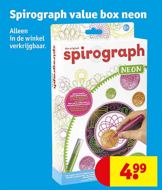 Spirograph value box neon
