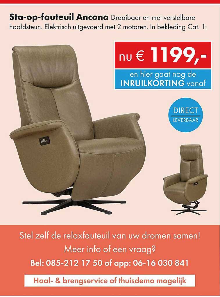 Sta-op-fauteuil Ancona