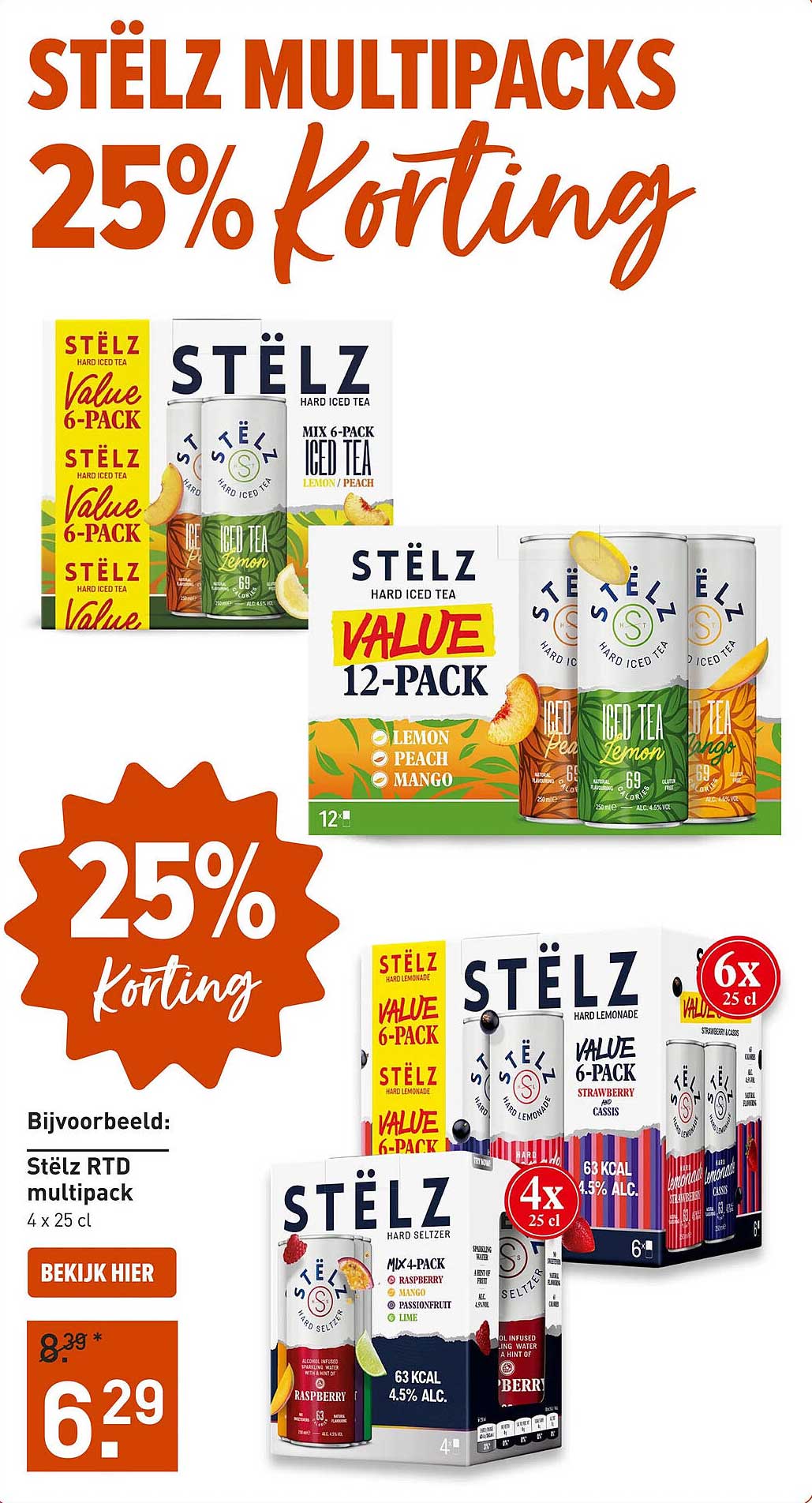 Stëlz multipacks 25% korting