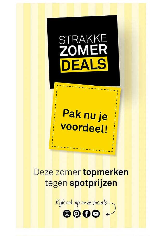 STRAKKE ZOMER DEALS