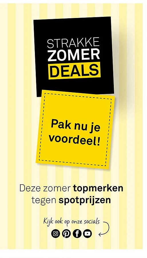 STRAKKE ZOMER DEALS