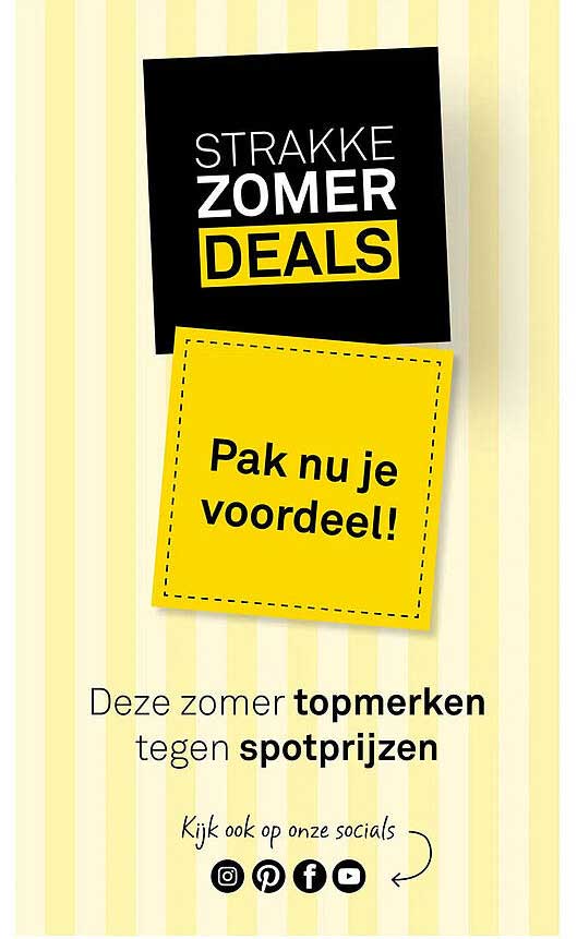 STRAKKE ZOMER DEALS