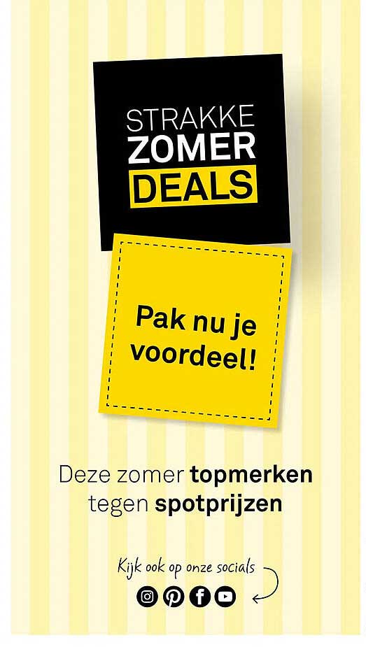 STRAKKE ZOMER DEALS