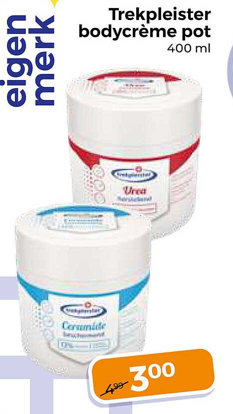 Trekpleister bodycrème pot 400 ml