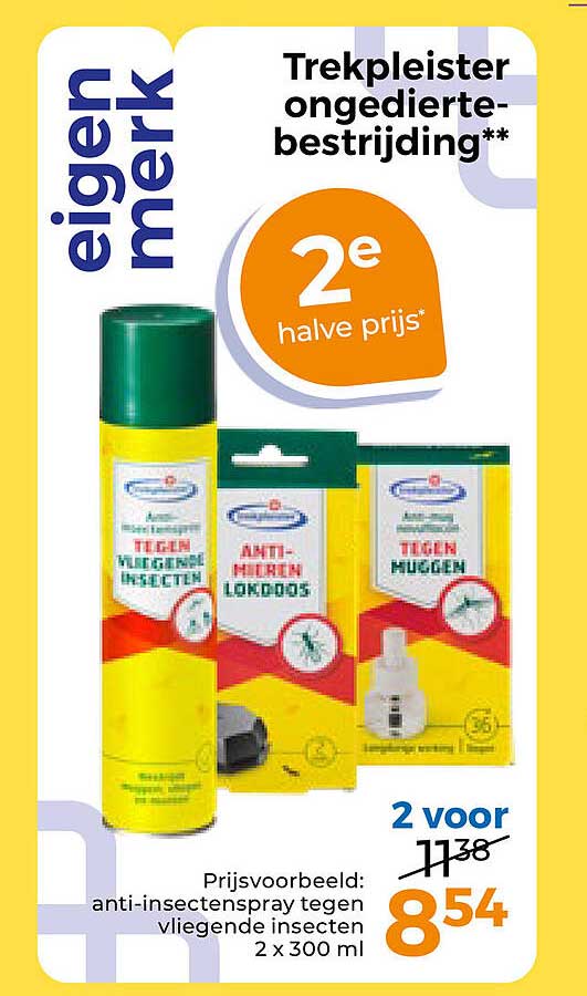Trekpleister ongedierte-bestrijding** 2e halve prijs