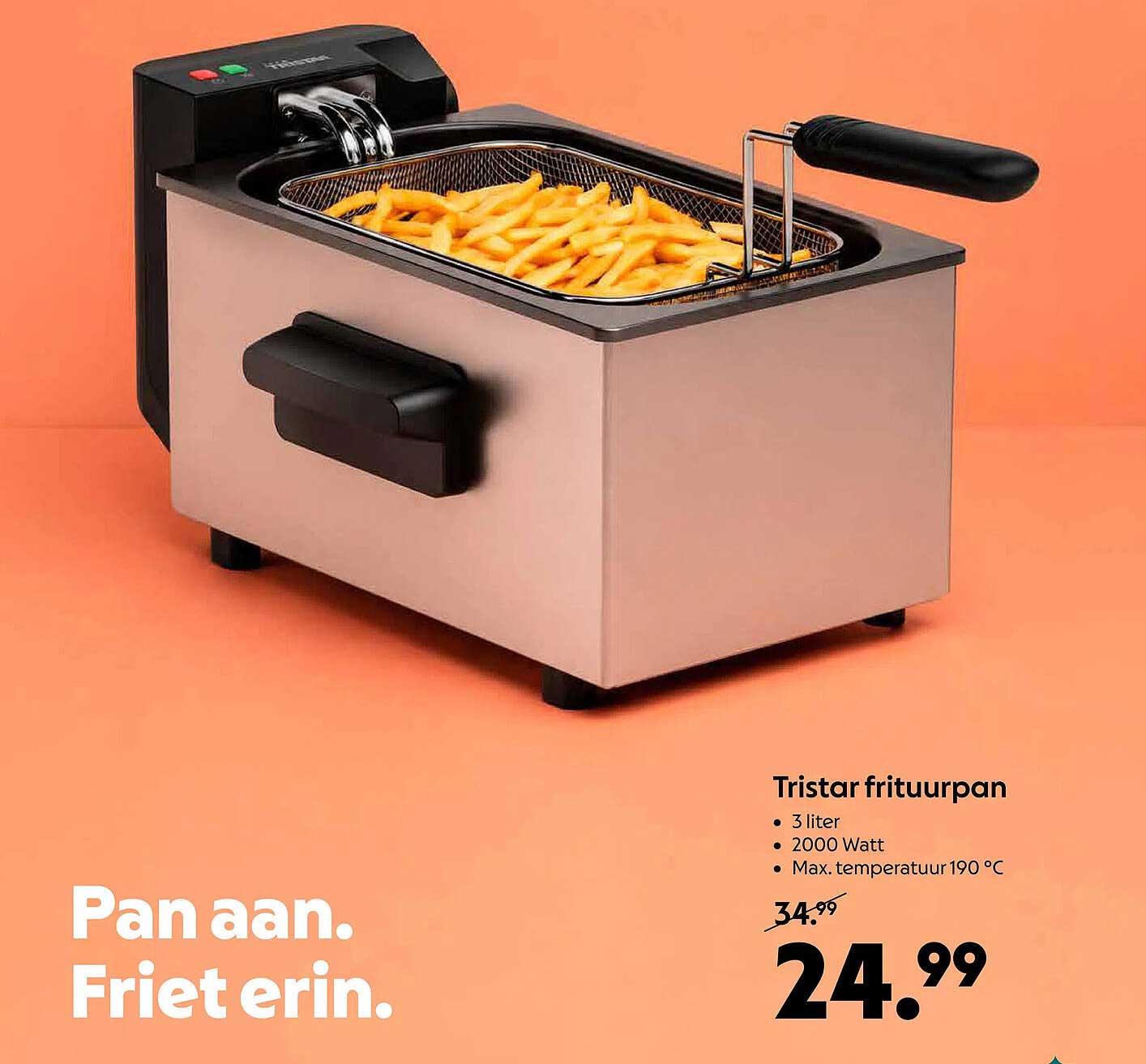 Tristar frituurpan