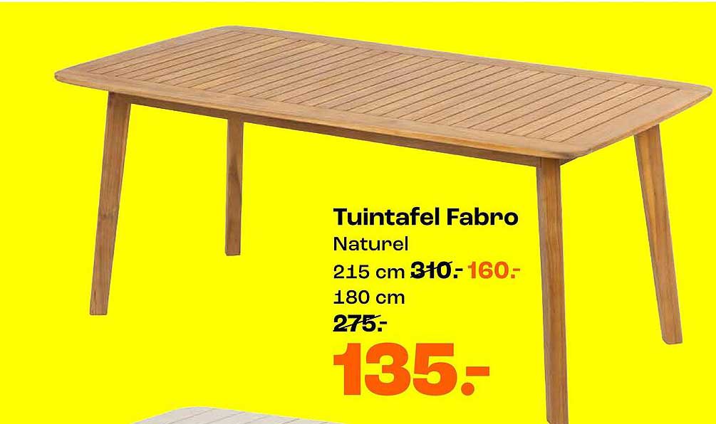 Tuintafel Fabro Naturel