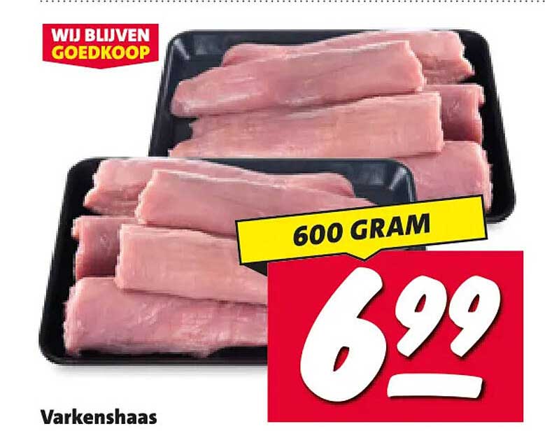 Varkenshaas 600 gram