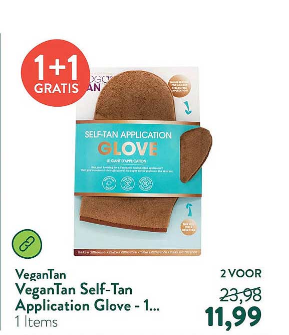 VeganTan VeganTan Self-Tan Application Glove - 1... 1+1 GRATIS