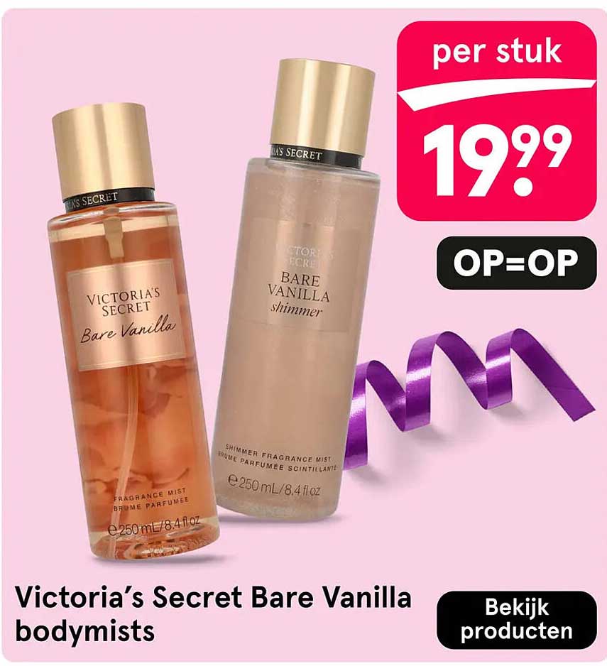 Victoria's Secret Bare Vanilla bodymists