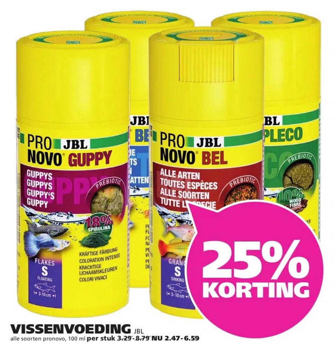 Vissenvoeding JBL 25% korting