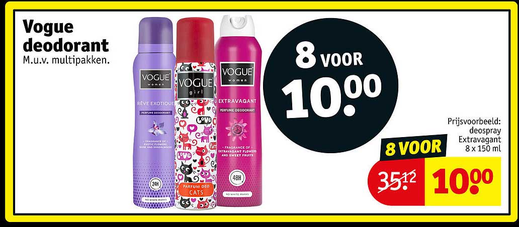 Vogue deodorant